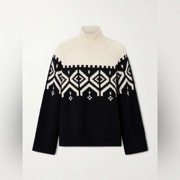 ALTUZARRA Hamilton Fair Isle wool turtleneck sweater $995 NEW without tag - Picture 8 of 15